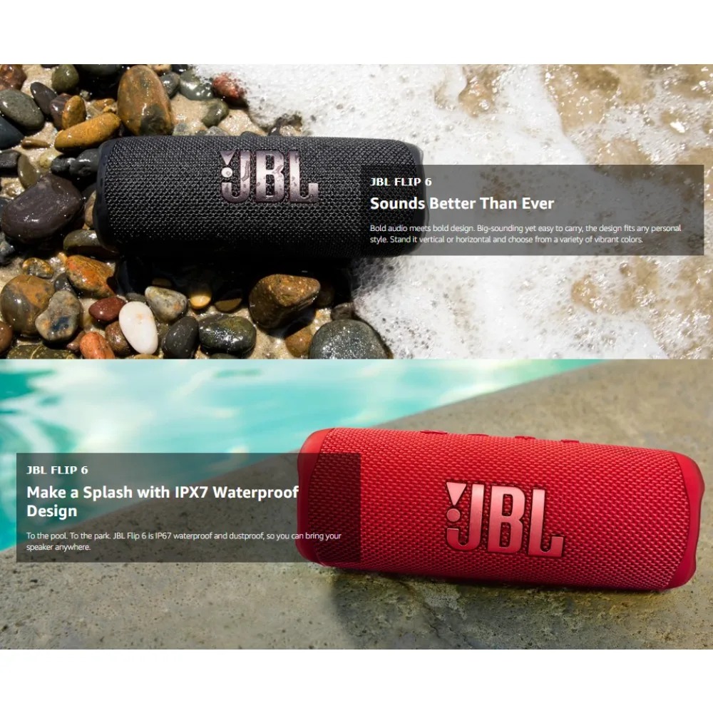 JBL FLIP6 Bluetooth Speaker Wi - Jbl Speaker Flip 6 评论和价格